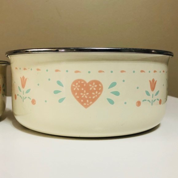 Vintage Corning Ware Forever Yours Mixing Bowl Set - Picture 6 of 11